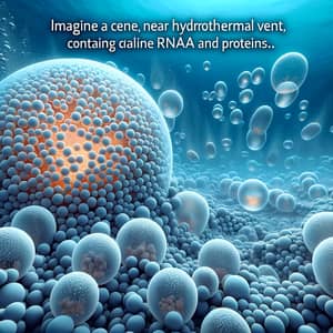 Underwater Hydrothermal Vent Cells Rising Spectacle