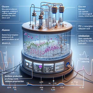 Animal Cell Culture Tank: Sensors for Glucose, pH & Antibody Monitoring