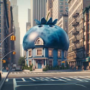 Blueberry Shaped House in New York City