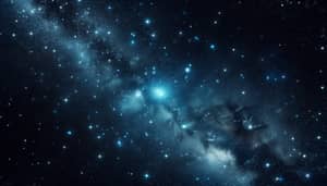 Starry Dark Blue Background - Cosmic Serenity