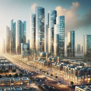 Modern Abu Dhabi Cityscape - Progressive Architecture & Desert Beauty