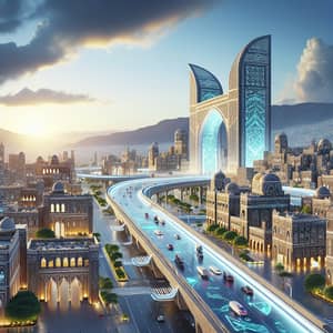Futuristic Bab Al-Yemen: Blending Tradition and Technology