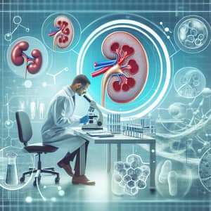 Professional Nephrology Sciences Imagery for Research