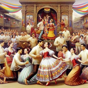 Traditional Philippine Pantomina Folk Dance Performance