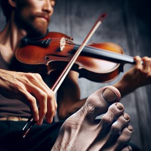 Masterful Violin Player - Beautiful Music Performance