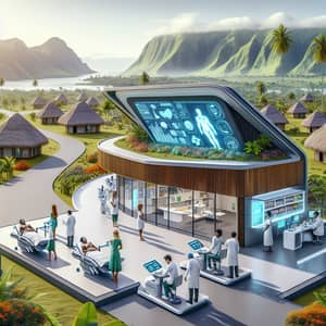 Futuristic Health Center in Papua New Guinea | Modern Healthcare Professionals & Advanced Technology