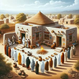 Historical Ethiopian Style Dwelling in Arabian Peninsula | 7th Century