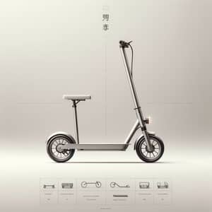 Minimalist Design E-Scooter Inspired by Naoto Fukasawa and Muji
