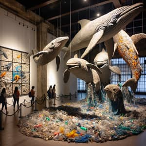 Sirens of Sorrow: Art Installation Depicting Plastic Seas