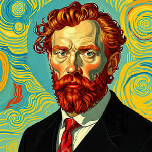 Vincent van Gogh Modern Business Professional Image