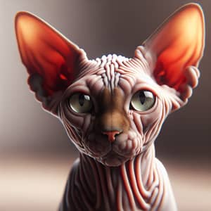 Detailed Visualization of a Sphynx Cat | Unique Beauty Captured