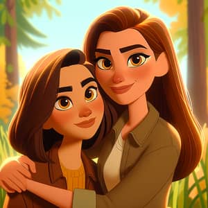 Heartwarming Pixar-Style Animation of Loving Gay Couple