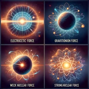 Fundamental Forces of the Universe: Exploring Electromagnetic, Gravitational, Weak Nuclear, and Strong Nuclear Forces