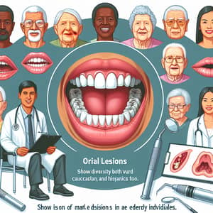 Oral Lesions in Elderly: Clinical Diversity Illustration