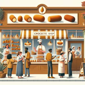 Vintage Croquette Shop: Homemade Delicacies & Friendly Staff