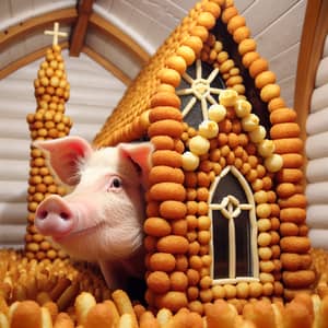 Pig Inside Church of Croquettes