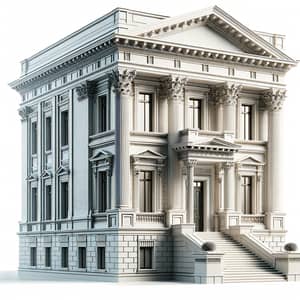 Classical Style 50ft High Front Elevation with Mumty Design