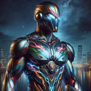 Kamen Raider GodGau - Superhero with Vibrant Armored Suit