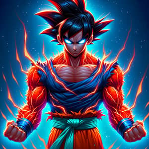 Goku SSG 4 Transformation - Powerful New Level of Energy