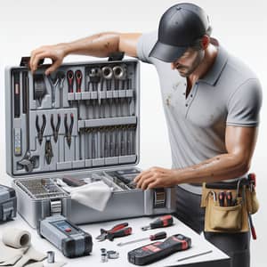 Professional Repairman Fixing Appliances | Tools and Dedication