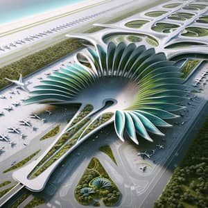Anahaw-Inspired Airport Architecture | Modern Green Design