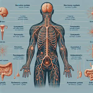 Human Nervous System Diagram: Components and Functions