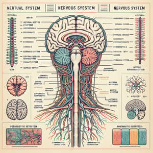 Human Nervous System Diagram: Central vs Peripheral Nervous System