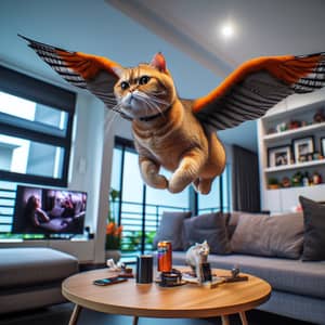 Flying Cat - Unique Pet for Adoption