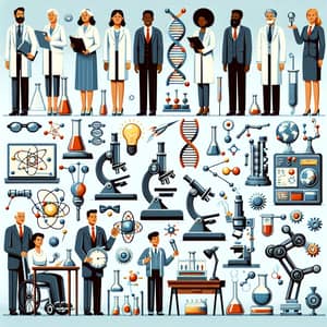 Innovations in Science: Diverse Scientists & Cutting-Edge Inventions