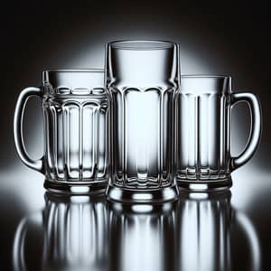 Classic Glass Beer Mugs: Elegant Craftsmanship and Beauty