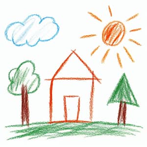 Simple Kid Art: Basic Drawing | Lack of Enthusiasm