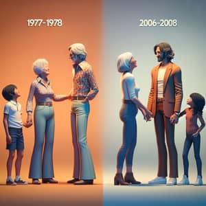 Family Love 1977-1978 2006-2008 3D Scene