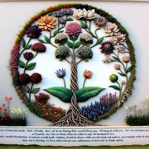 Friendship Garden: Eternal Bonds of Love, Vibrant Connections