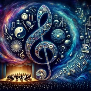 Philosophy in Music: Abstract Conceptual Digital Painting