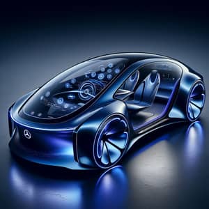 Futuristic Electric Car 2050: Streamlined Design & Advanced Tech