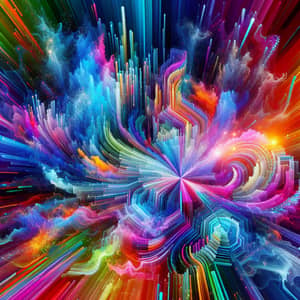 Vibrant Abstract Artwork | Colorful Shapes & Structures