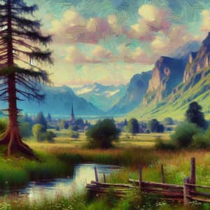 Impressionist Landscape Painting: Stunning Views in English