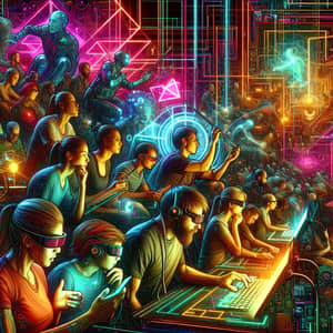Chaos Engineering in Virtual Reality: Cyberpunk Inspired Scene