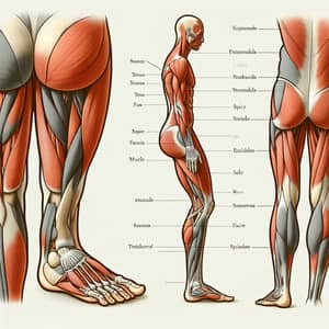 Simple Anatomy Superficial Back Line | Human Body Illustration