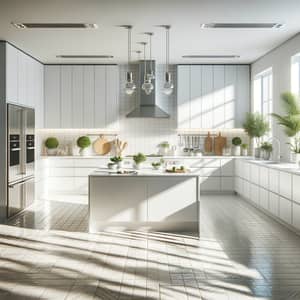 Sleek White Kitchen Design | Modern & Functional