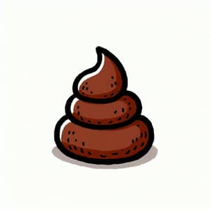 Fun and Playful Poop Doodle Art - Cartoon Style