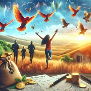 Financial Freedom Landscape: Diverse Group Pursuing Independence
