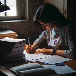 Middle-Eastern Girl Preparing for Konkur Exam | Exam Preparation Tips