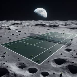 Moon Tennis Court: Unique Experience with Bouncing Balls