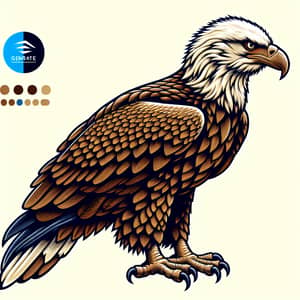 Realistic Eagle Tattoo Design for Right Pectoral