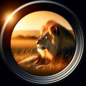 Majestic Lion in Savannah | Wildlife Photography Essence