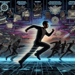 Darkweb Chase: Sprinting Man Evading Hackers, Trolls & Police