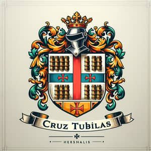 Historical Cruz Tubillas Family Crest Design