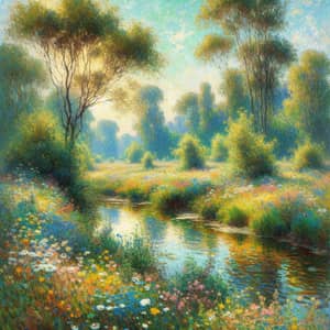 Impressionistic Nature Landscape Art
