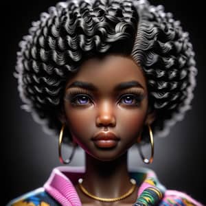 Hyper Realistic African American Urban Brats Doll with Lace Front